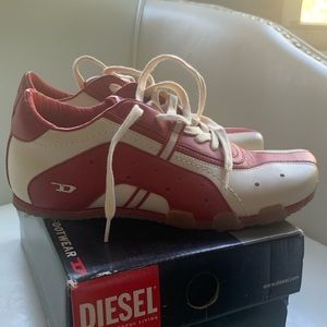 Diesel red and mayo SAVAH shoes